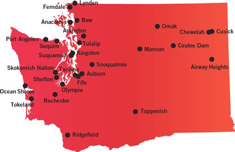 washington state casino map